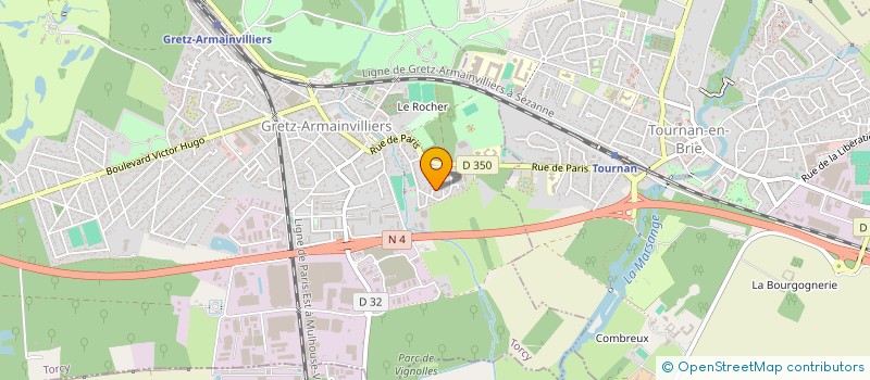 localisation de l'entreprise DES CEDRES  LA CELLE-SUR-MORIN