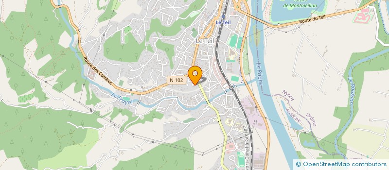 localisation de l'entreprise DES CELLIERS à SAINT-MARTIN-SUR-LAVEZON