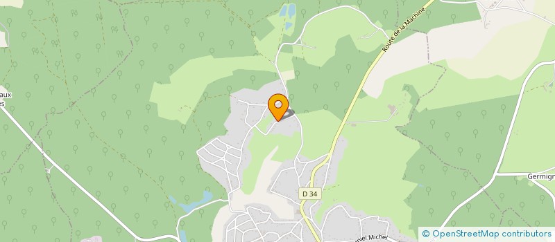 localisation de l'entreprise DES CENDRIERS  LA MACHINE