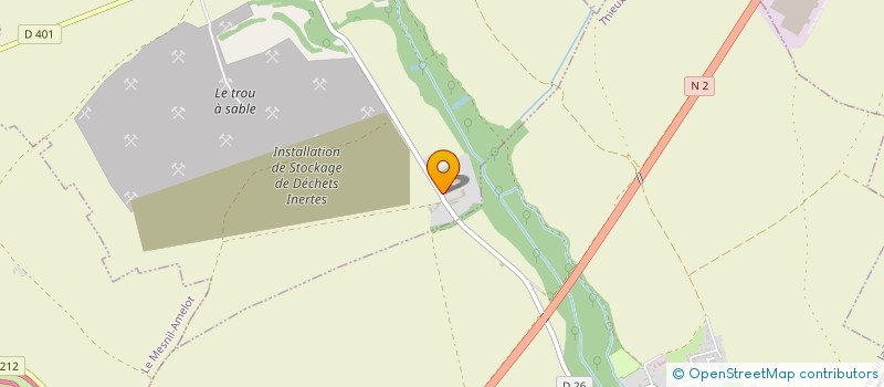 localisation de l'entreprise DES CERISIERS  VILLENEUVE-SOUS-DAMMARTIN