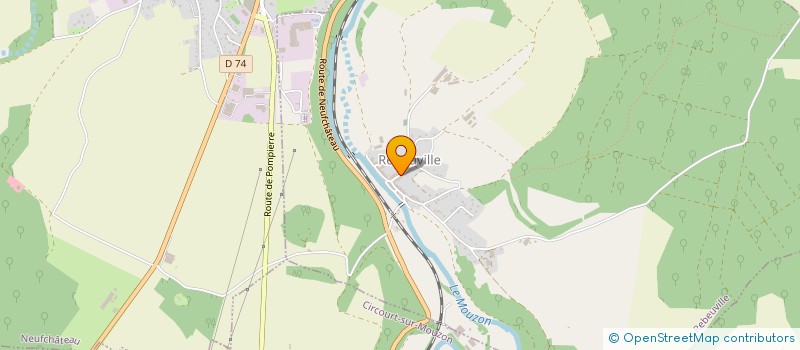 localisation de l'entreprise DES CERISIERS  REBEUVILLE