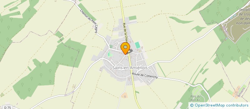 localisation de l'entreprise DES CERISIERS à SAINS-EN-AMIENOIS