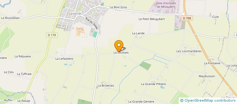 localisation de l'entreprise DES CERISIERS à JAVENE