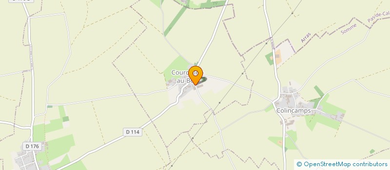 localisation de l'entreprise DES CERVIDES  COURCELLES-AU-BOIS