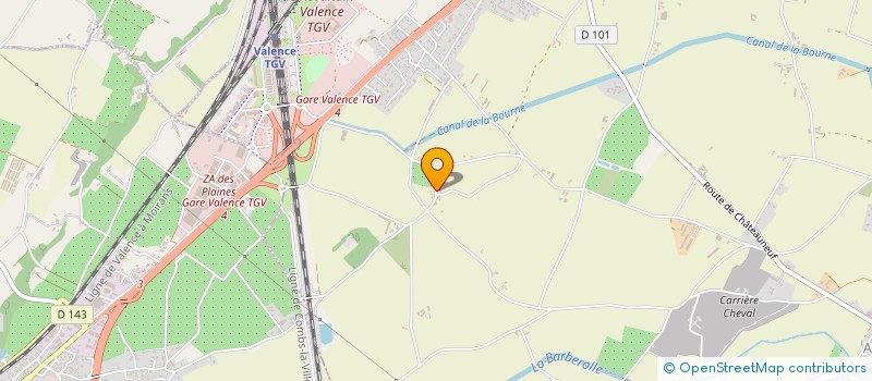 localisation de l'entreprise DES CHAMBRES à ALIXAN