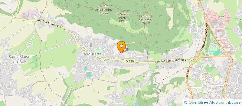 localisation de l'entreprise DES CHAMPS  LA MURETTE