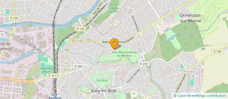 localisation de l'entreprise DES CHAMPS  ORMESSON-SUR-MARNE