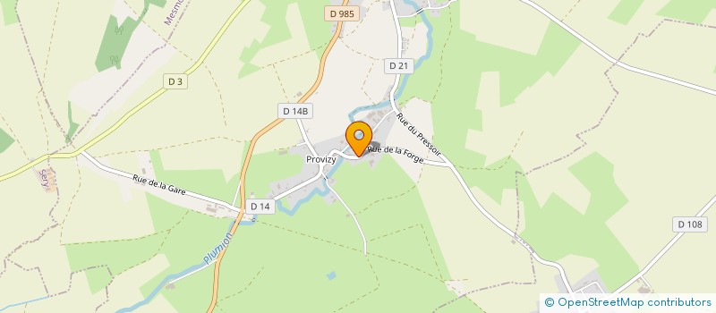 localisation de l'entreprise DES CHAMPS D'YVREES  NOVION-PORCIEN