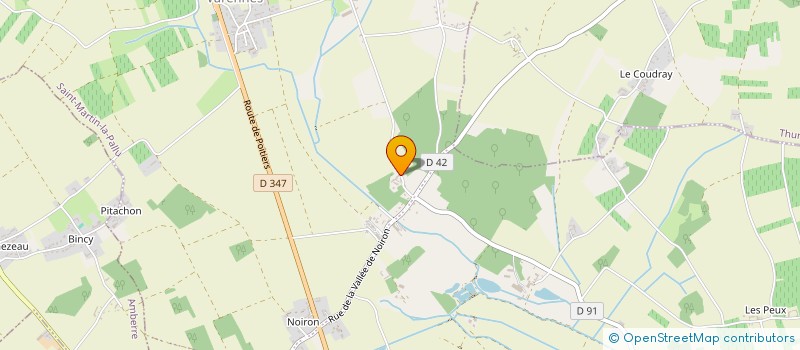 localisation de l'entreprise DES CHAMPS DE NOIRON  SAINT-MARTIN-LA-PALLU