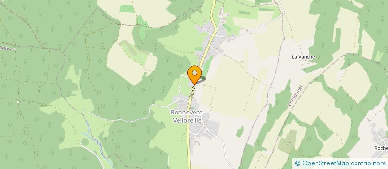 localisation de l'entreprise DES CHAMPS FERRES à BONNEVENT-VELLOREILLE