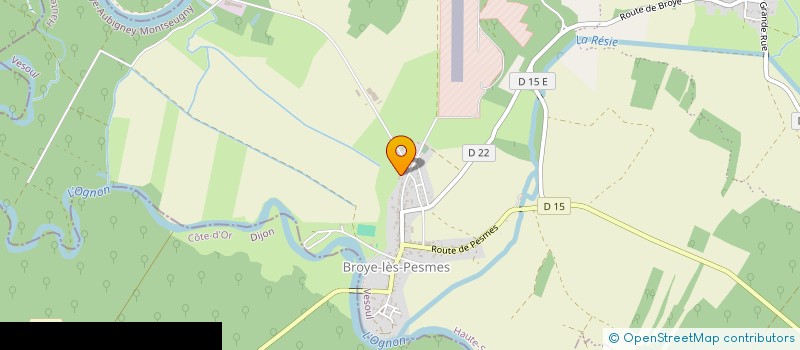 localisation de l'entreprise DES CHAMPS FLEURIS  BROYE-AUBIGNEY-MONTSEUGNY