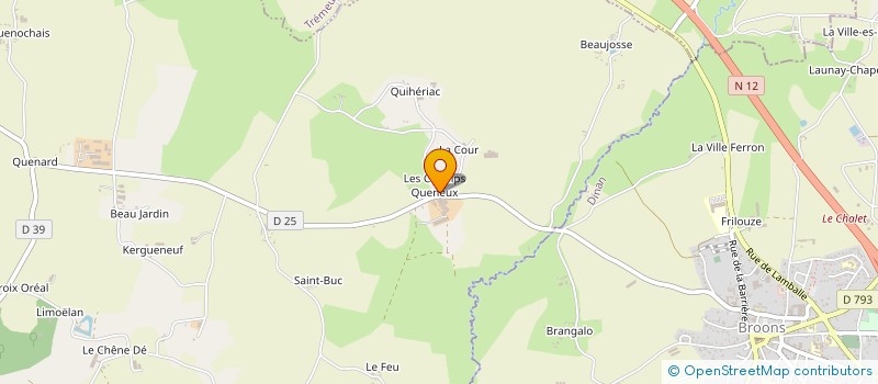 localisation de l'entreprise DES CHAMPS QUENEUX à SEVIGNAC