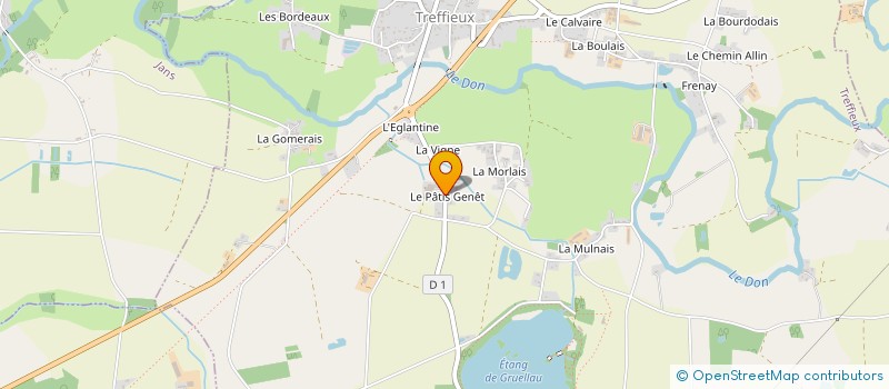 localisation de l'entreprise DES CHAMPS RONDS à TREFFIEUX