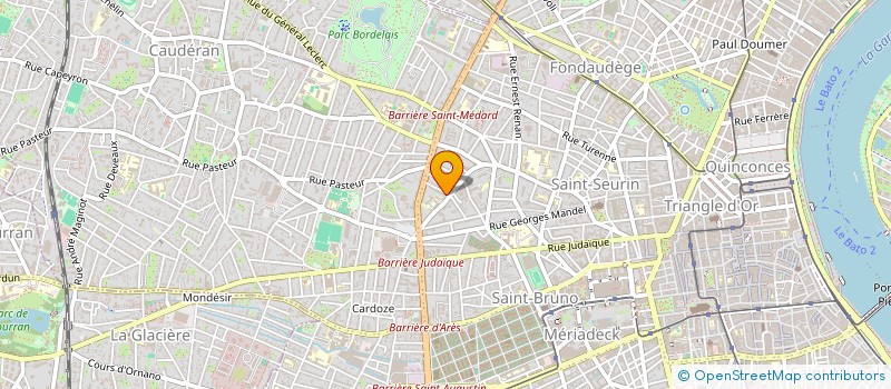 localisation de l'entreprise DES CHANGEMENTS ET DES HOMMES  BORDEAUX