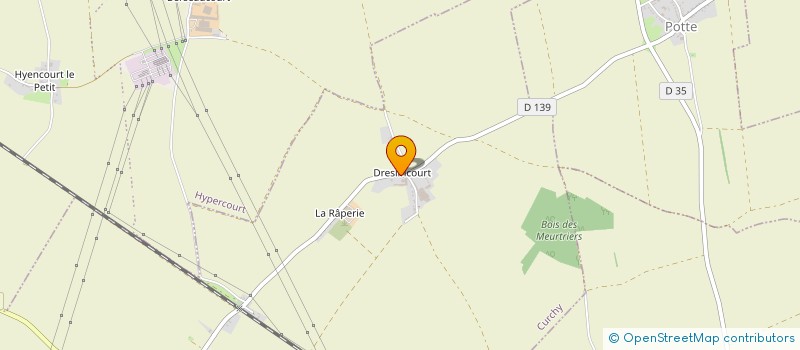 localisation de l'entreprise DES CHAPELIERS  ETALON