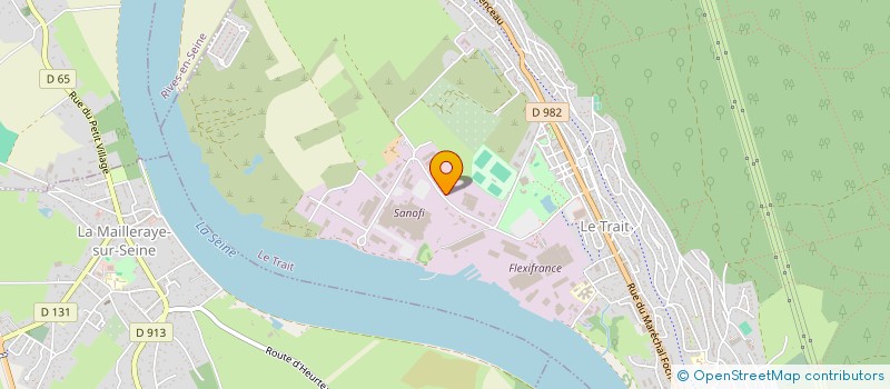 localisation de l'entreprise DES CHARITONS DE SAINT SEBASTIEN  LE TRAIT