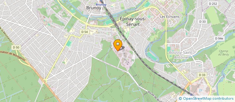 localisation de l'entreprise DES CHARMILLES  EPINAY-SOUS-SENART