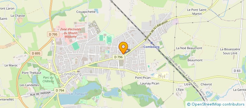 localisation de l'entreprise DES CHATAIGNIERS  TREMEHEUC