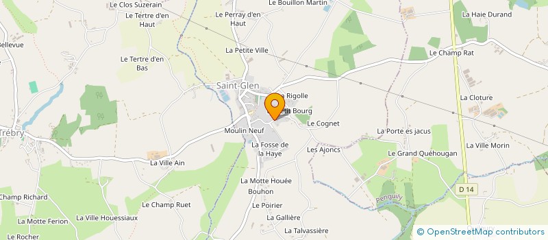 localisation de l'entreprise DES CHATELETS à SAINT-GLEN