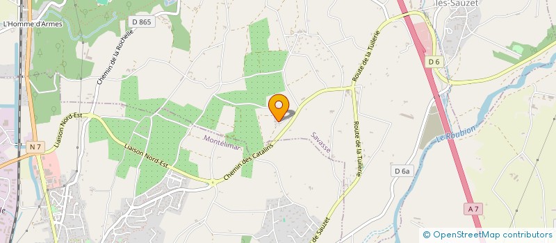 localisation de l'entreprise DES CHENAUX  ALLAN