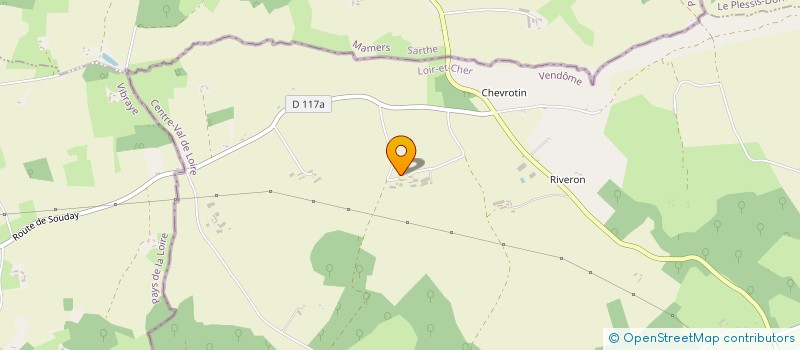 localisation de l'entreprise DES CHENEAUX  COUETRON-AU-PERCHE