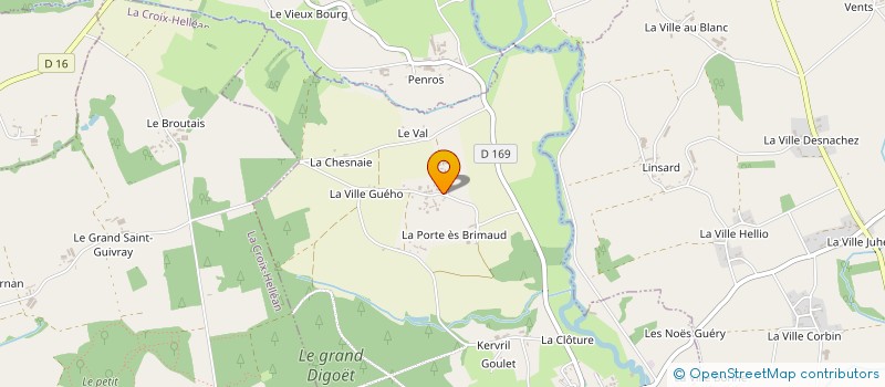 localisation de l'entreprise DES CHENES à HELLEAN