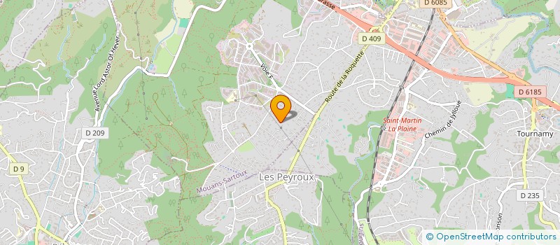 localisation de l'entreprise DES CHENES à MOUANS-SARTOUX