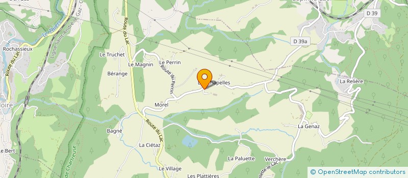 localisation de l'entreprise DES CHENES à ATTIGNAT-ONCIN