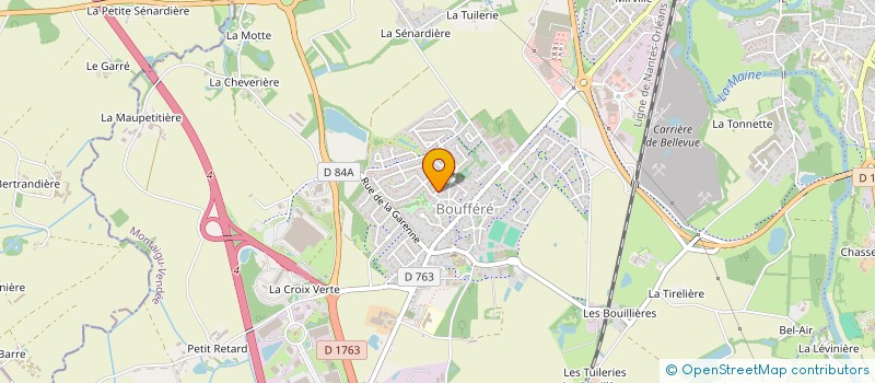 localisation de l'entreprise DES CHENES à MONTAIGU-VENDEE
