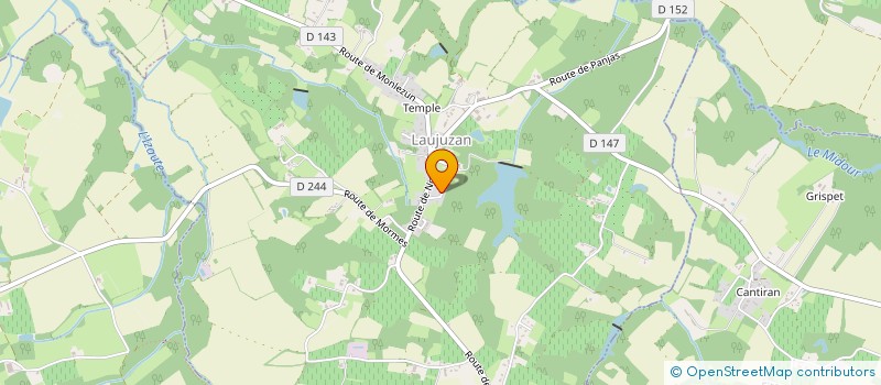 localisation de l'entreprise DES CHENES AUX PINS  LOUBEDAT