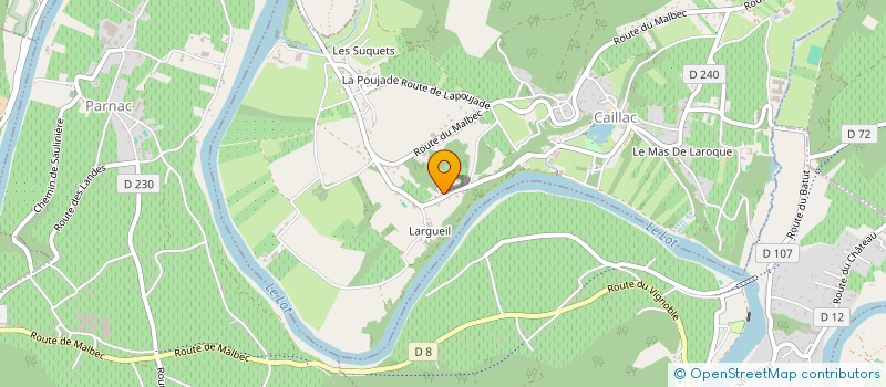 localisation de l'entreprise DES CHENES DES PERDIGOUS  ALBAS