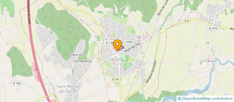 localisation de l'entreprise DES CHENEVIERES  SAUZET