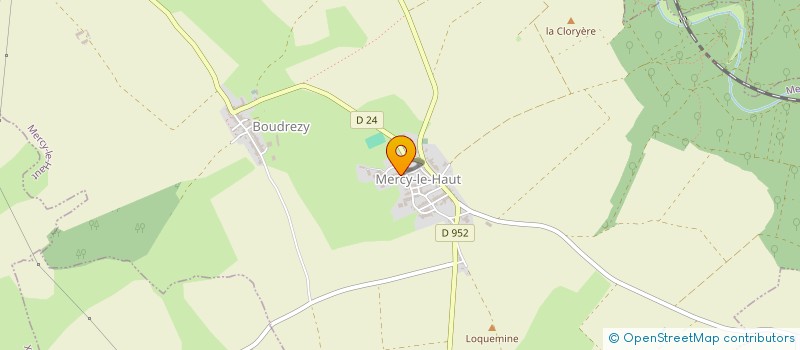 localisation de l'entreprise DES CHENEVRIERES  MERCY-LE-HAUT