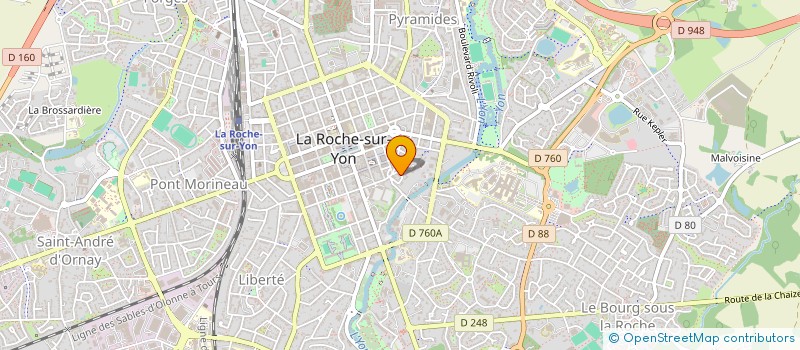 localisation de l'entreprise DES CHET'ART à LA ROCHE-SUR-YON