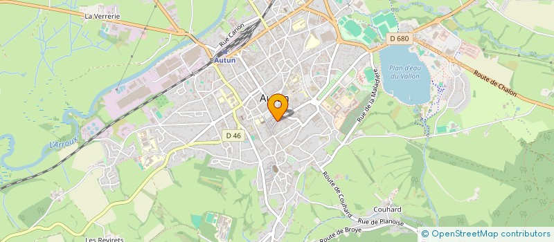 localisation de l'entreprise DES CHEVEUX A LA BARBE à AUTUN