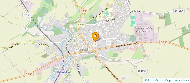 localisation de l'entreprise DES CHEVEUX ARGENTES  MONTDIDIER