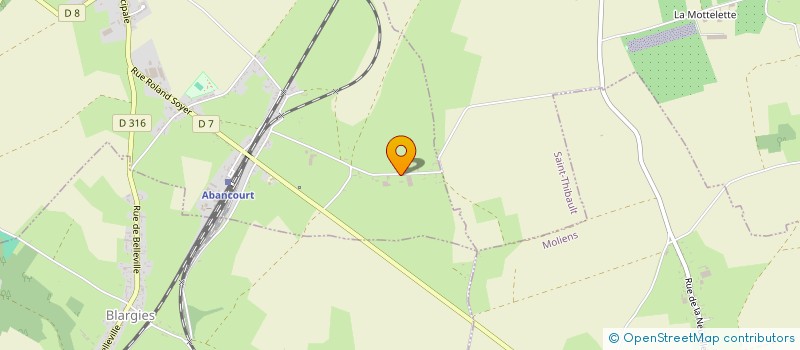 localisation de l'entreprise DES CHEVREFEUILLES  ABANCOURT