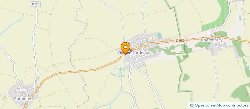 localisation de l'entreprise DES CHEVREMONTS  VILLE-EN-TARDENOIS