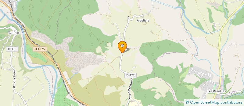 localisation de l'entreprise DES CHEVRES D'ARZELIERS  LARAGNE-MONTEGLIN