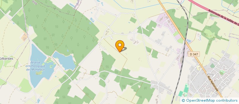 localisation de l'entreprise DES CHEVREUILS  VIVY