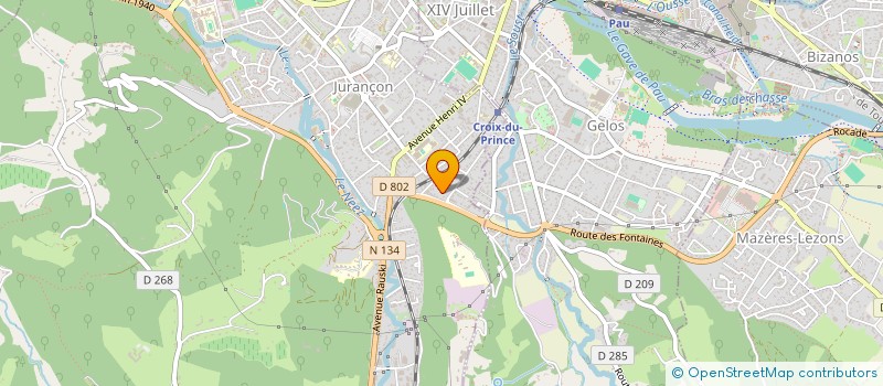 localisation de l'entreprise DES CHIFFRES ET VOUS  JURANCON