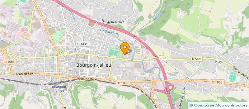 localisation de l'entreprise DES CIMES  BOURGOIN-JALLIEU