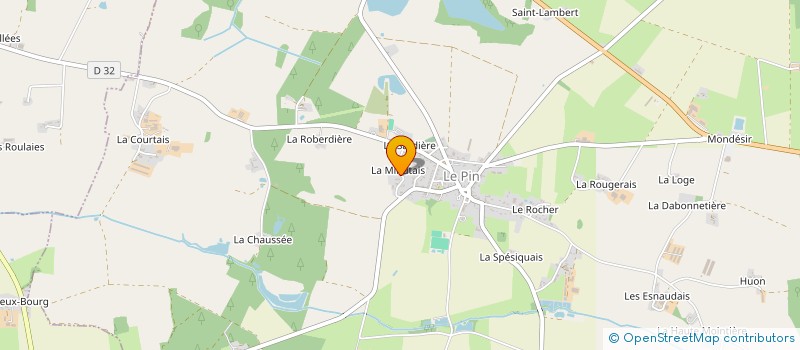 localisation de l'entreprise DES CINQ C à LE PIN