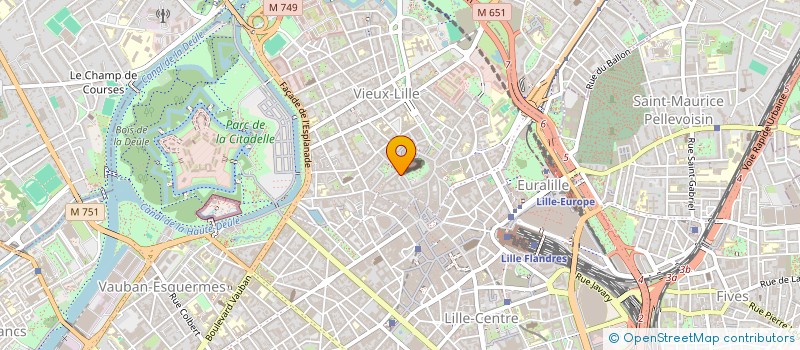localisation de l'entreprise DES CISEAUX ET DE LA COULEUR à LILLE
