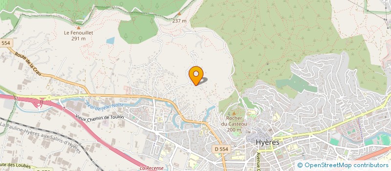 localisation de l'entreprise DES CLANS CHAT ( ACHA ) à HYERES