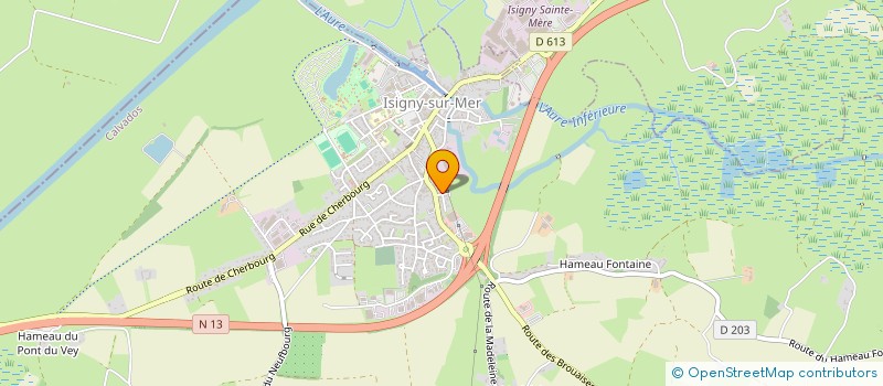 localisation de l'entreprise DES CLAUSTRATS  ISIGNY-SUR-MER