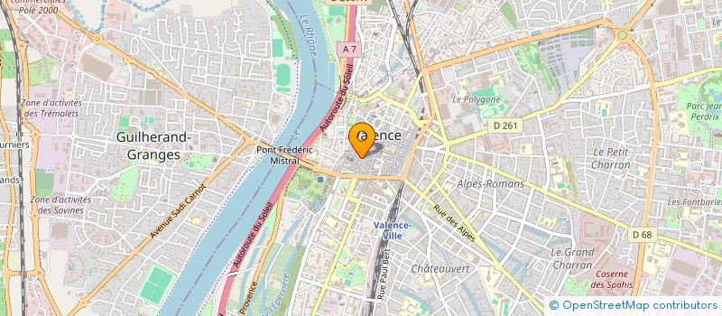 localisation de l'entreprise DES CLERCS à VALENCE