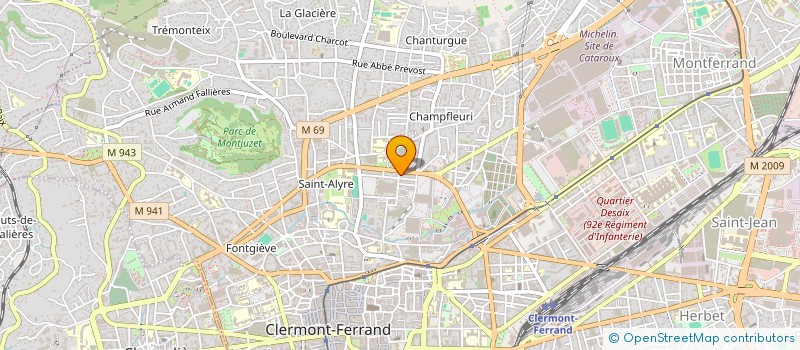 localisation de l'entreprise DES CLES POUR COMPRENDRE  CLERMONT-FERRAND