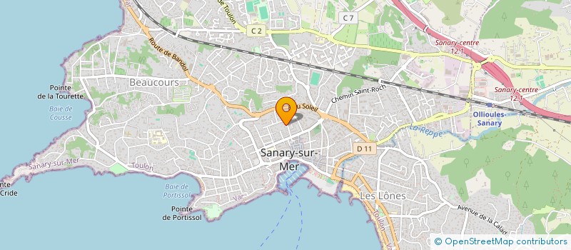 localisation de l'entreprise DES CLES POUR DEMAIN à SANARY-SUR-MER