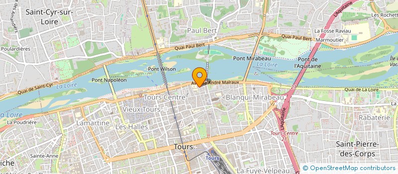 localisation de l'entreprise DES CLES POUR GRANDIR à TOURS